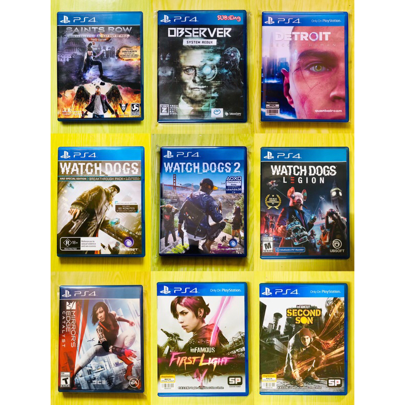 PS4 Games [A/T+4] แนวแอ็คชั่น ตะลุยด่าน,มุมมองคนที่1 ,WatchDogs.