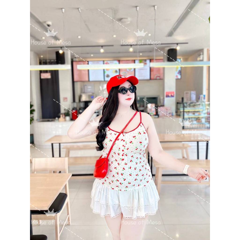 Plussize Top เสื้อสายเดี่ยวกระดุมหน้า อก38 ถึง 60 เสื้อสาวอวบ - รูปที่ 7