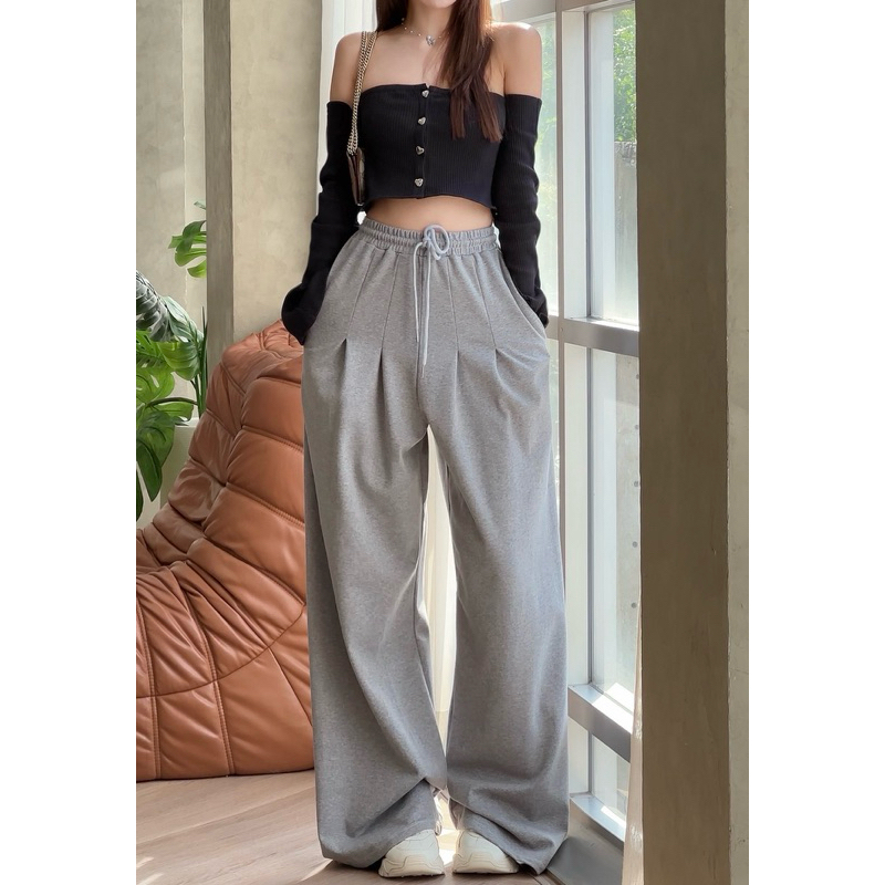 NARYSTUDIO - street pants กางเกงสตรีท มีกระเป๋ากางเกงนะคะ