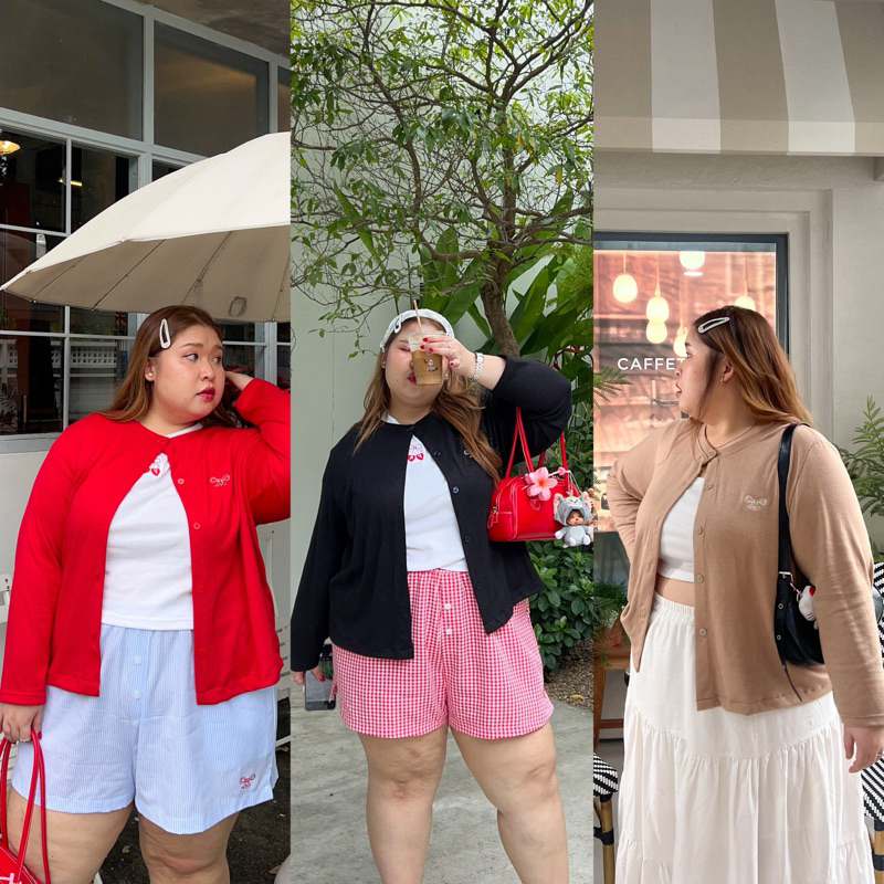 Journey Cardigan เสื้อคลุมคาดิแกนปักโบว์ | Preeyaaa