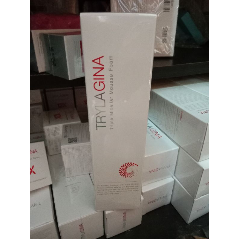 ไตรลาจิน่าโฟมล้างหน้าคอลลาเจน150mlของแท้สินค้าไหม่