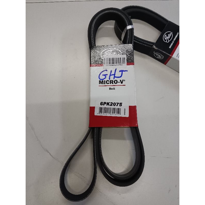 6PK2075 สายพานหน้าเครื่อง HONDA Accord R20A 2.0 (2013-18), CR-V R20A 2.0 (2012-16)