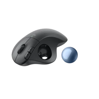 Logitech แทร็กบอลล์ไร้สาย ERGO M575S เคลื่อนไหวน้อยลงสบายมากขึ้น เมื่อไม่ต้องขยับแขนไปมาในการเลื่อนเคอร์เซอร์-ของแท้ 1ปี
