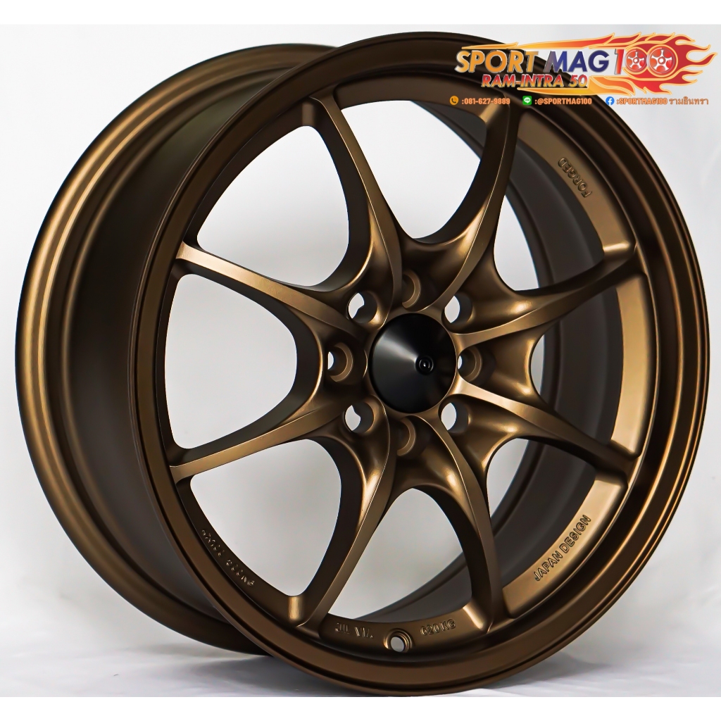 ล้อแม็กใหม่ FlowFoming AOW MF8 4รู100 ET35  7-16นิ้ว (ราคา4วง)