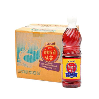 น้ำปลาแท้ ทิพรส 700 มล. ขวดเพ็ท 12 ขวด กลิ่นหอม รสชาติกลมกล่อม