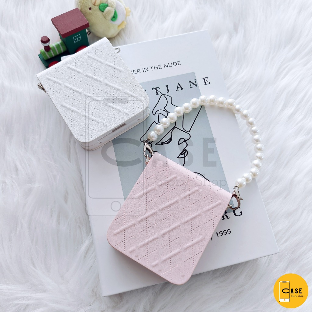 เคส Xiaomi MIX Flip ส่งจากไทย สีพาสเทล น่ารักๆ พร้อมสายคล้องไข่มุก