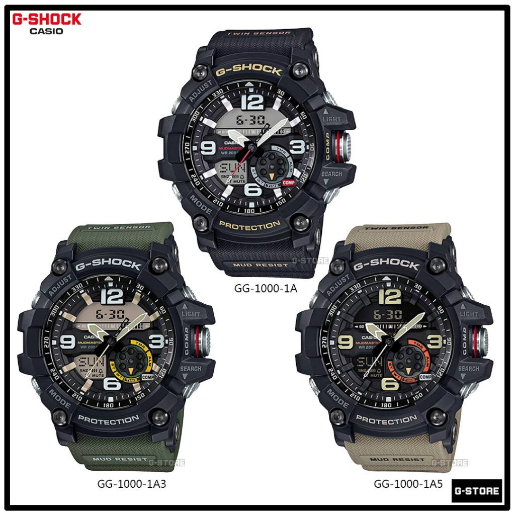 G-SHOCK รุ่น GG-1000-1A / GG-1000-1A3 / GG-1000-1A5 รับประกัน 1 ปี GG-1000