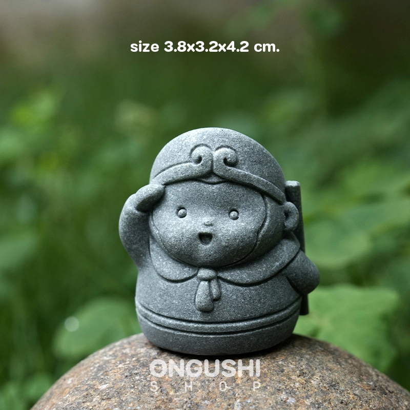 ⚡️ พร้อมส่งจากร้านคนไทย 🏮 รูปปั้นหินจิ๋วขนาดเล็ก ไซอิ๋วตะลุยชมพูทวีป ขนาด 4 cm. ครบชุด 4 ชิ้น