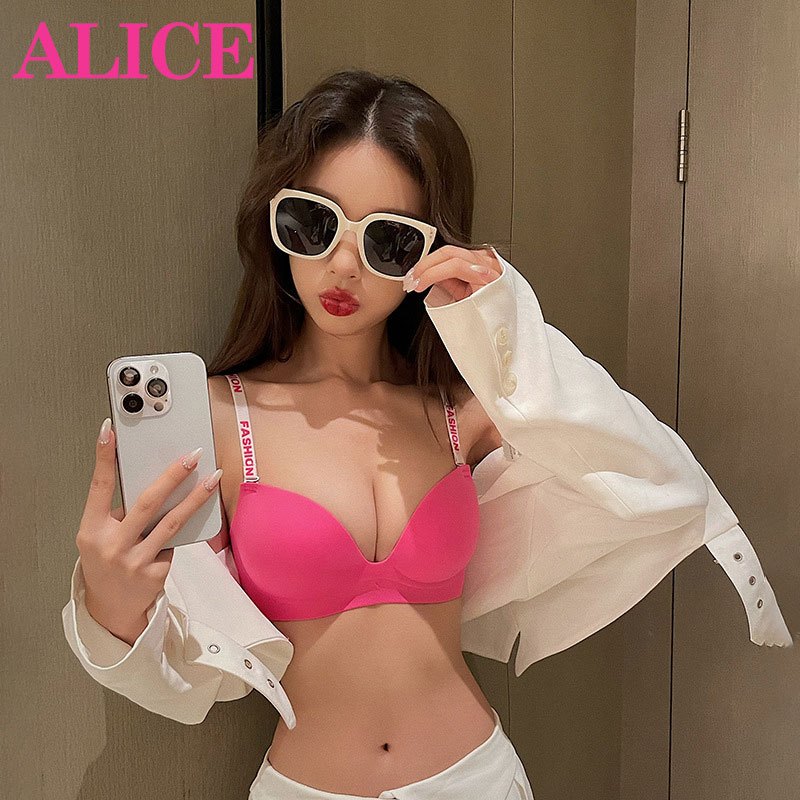 Alice bra ชุดชั้นใน บรา ผู้หญิง บราไร้ขอบ เสื้อในบรา บรายกทรง sport bra บราคนอกเล็ก สปอร์ตบราบราเด็กโต
