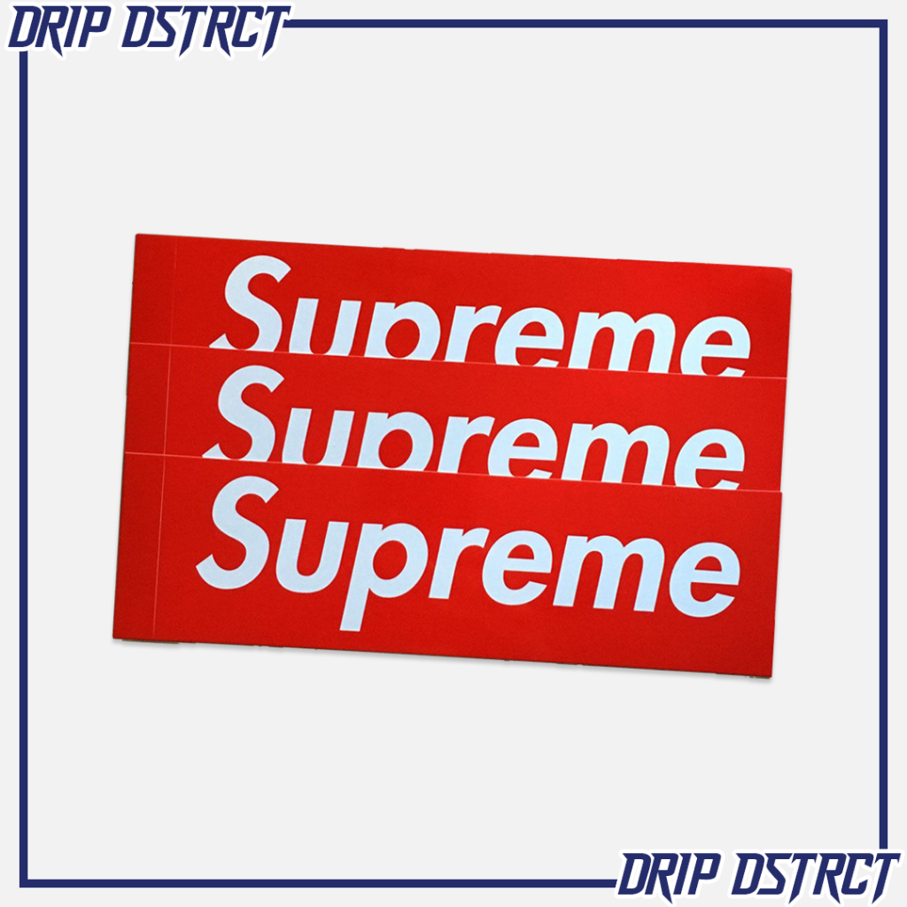 สติกเกอร์ Supreme Box Logo Sticker 3 แผ่น (ของแท้💯)