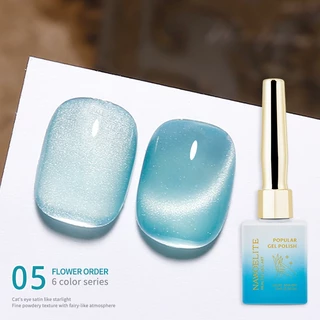 Nawoelite สีทาเล็บเจล สีเล็บเจล ยาทาเล็บเจล 3D พระแมวตาเจลโปแลนด์แม่เหล็กโฮโลแกรมยาทาเล็บ6สีแมวตาเจลยาทาเล็บเจลยาทาเล็บ