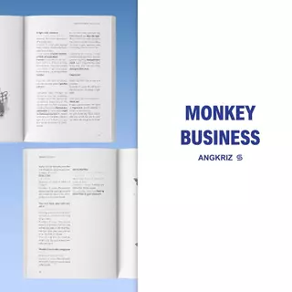 หนังสือ MONKEY BUSINESS รวมสำนวนภาษาอังกฤษ เพิ่มความเป็นธรรมชาติในภาษาอังกฤษ ระดับ A2–B2 โดย PAUL BURGESS จาก ANGKRIZ