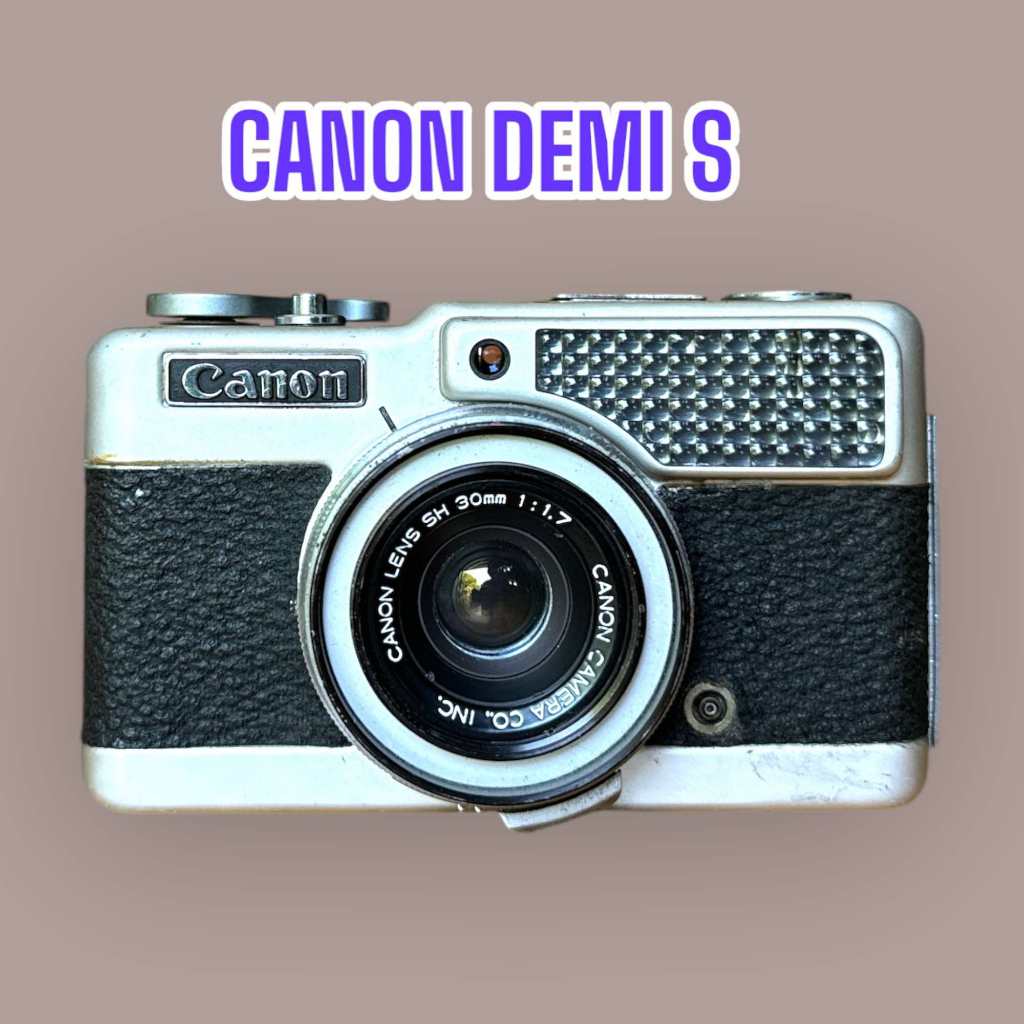 กล้องฟิล์ม CANON DEMI S+CANON LENS SH 30MM.F1.7