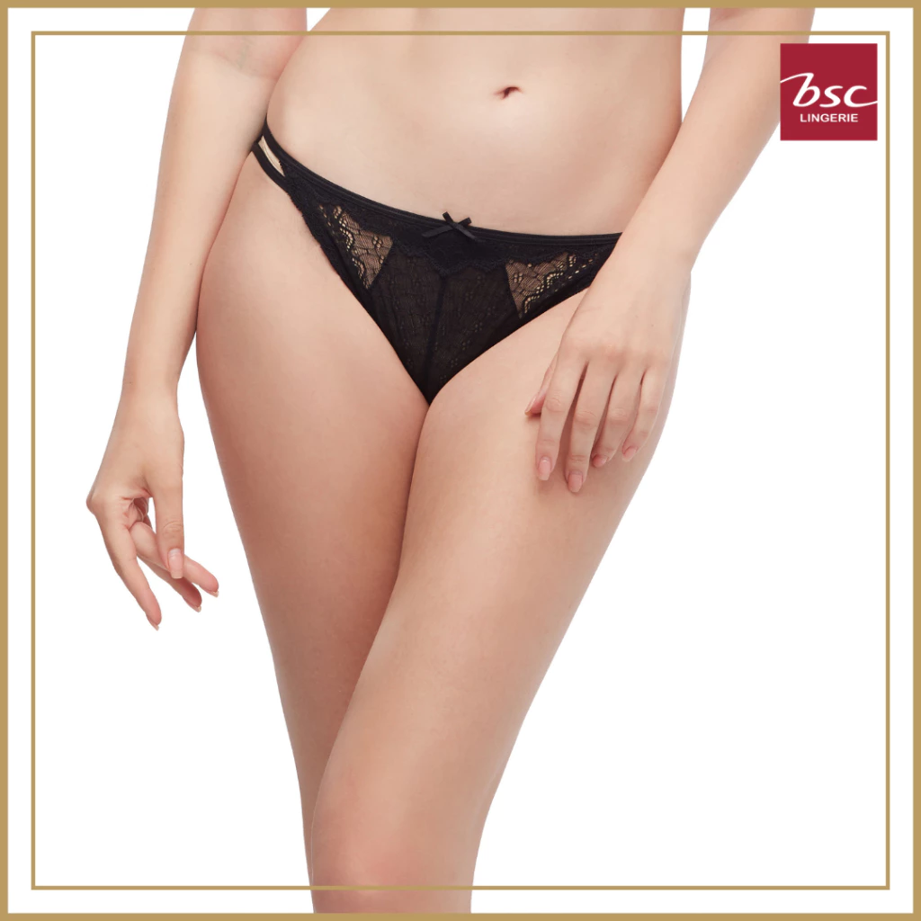 BSC Lingerie Panty กางเกงชั้นใน ลูกไม้ เซ็กซี่ รูปเเบบ บิกินี่ - BU1355