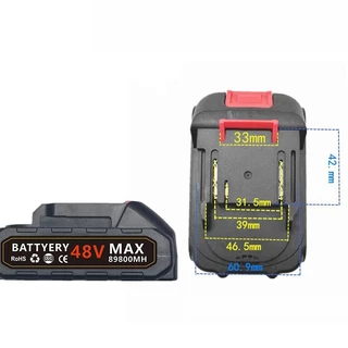 แบต 48v ลิเทียม แบตเตอรี่ Lithium-ion แบตเตอรี่ความจุสูง แบตเตอรี่ปืนฉีดน้ำแรงดันสูง ใช้กับปืนฉีดน้ำไร้สาย ทนทาน