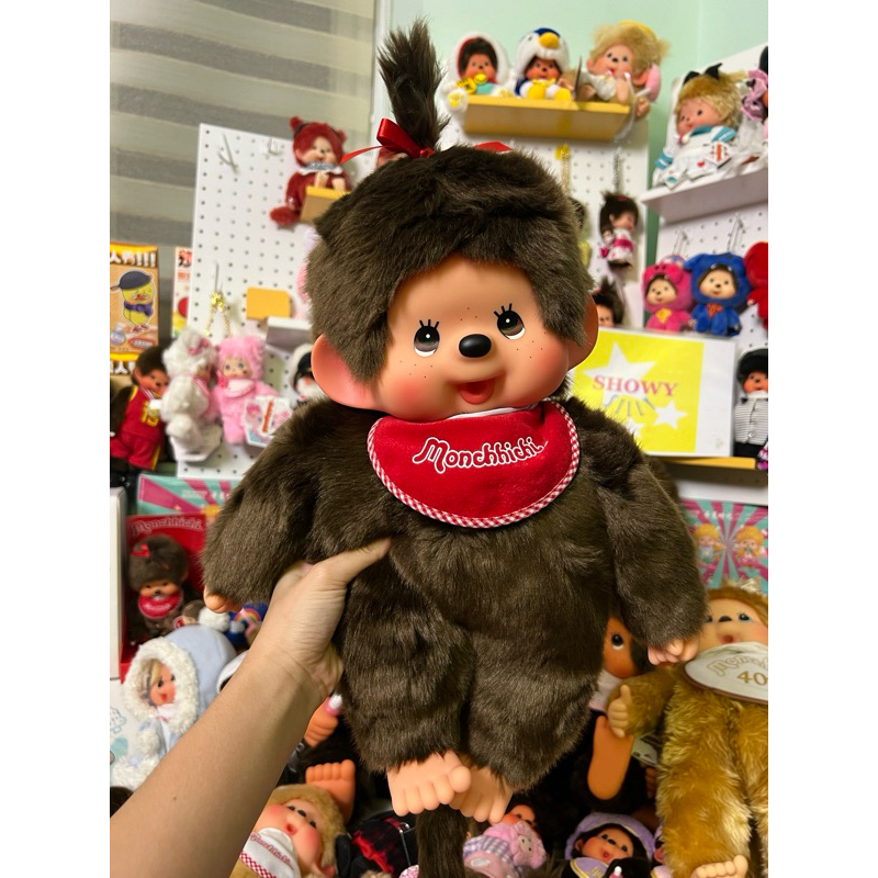 พร้อมส่งในไทย ตุ๊กตาMonchhichi Size L 40CM ของแท้100%