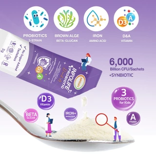Infolife Probiotic D&A จุลินทรีย์สายพันธุ์นมแม่ อาหารเสริมสำหรับเด็ก อินโฟว์ไลฟ์ ไฟเบอร์เด็ก