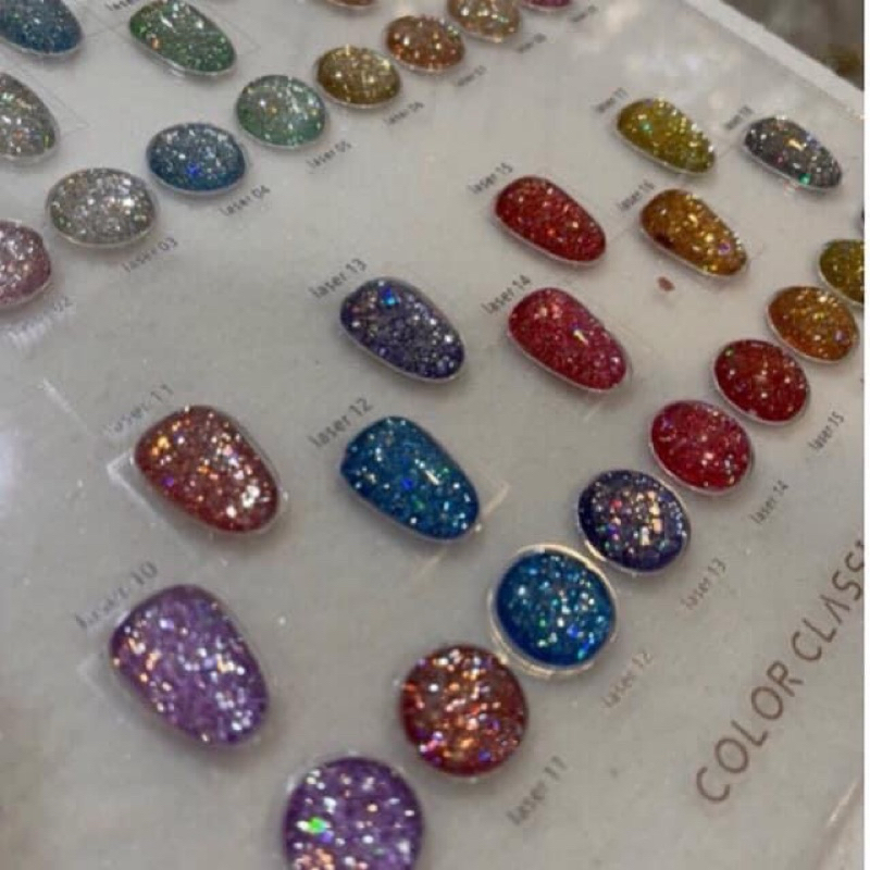 พร้อมส่ง สีกลิสเตอร์ไดมอนด์ รูปที่ 8