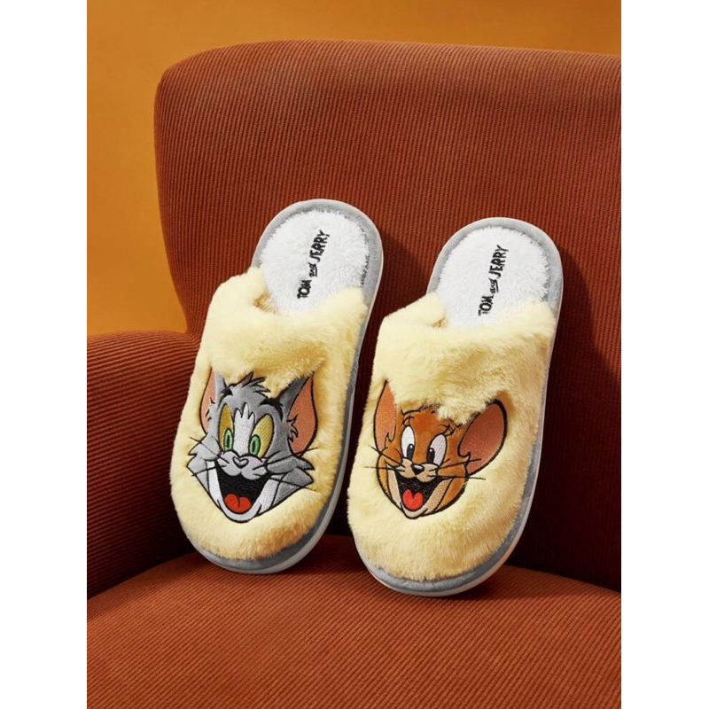 พร้อมส่ง TOM & JERRYแท้ % รองเท้าใส่ในบ้าน ลิขสิทธิ์แท้จาก SHEIN X