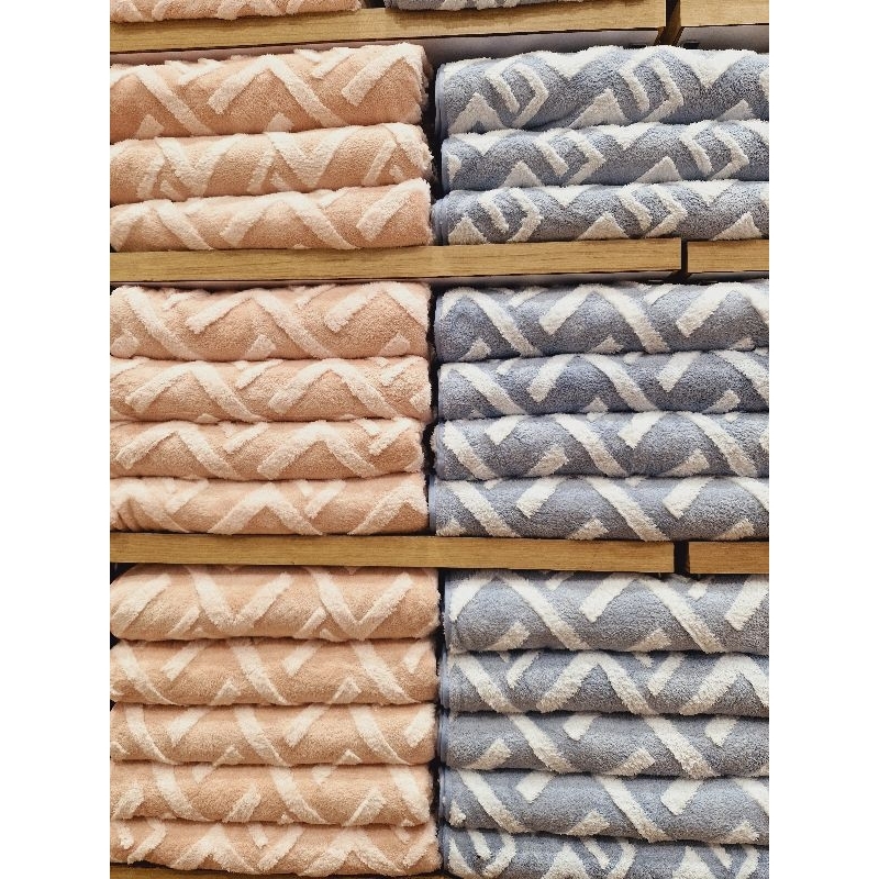 ผ้าเช็ดตัว รุ่นทอลาย นุ่มพิเศษ Dry Quickly จาก Haven รุ่น Nano Jacquard