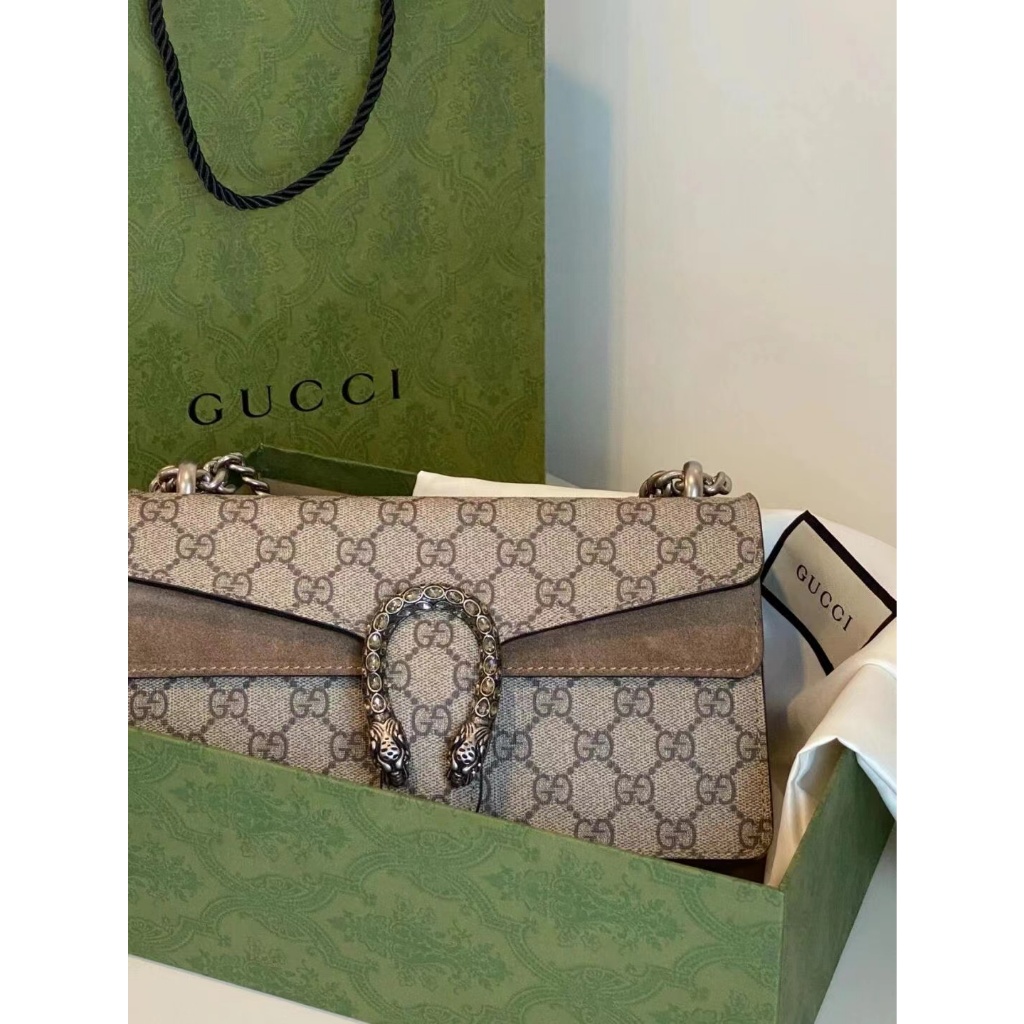 Gucci/Dionysus/Chain/Bacchus Bag/Crossbody Bag/แท้ 100% 476432-K9GSN-4075