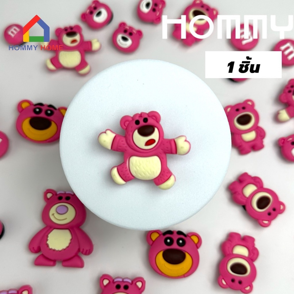 (1ชิ้น) Magnet Jibbitz ตัวการ์ตูนติดรองเท้าหัวโต  รองเท้าแฟชั่น ตัวติดซิลิโคน มีหลายแบบให้เลือก JB - รูปที่ 3