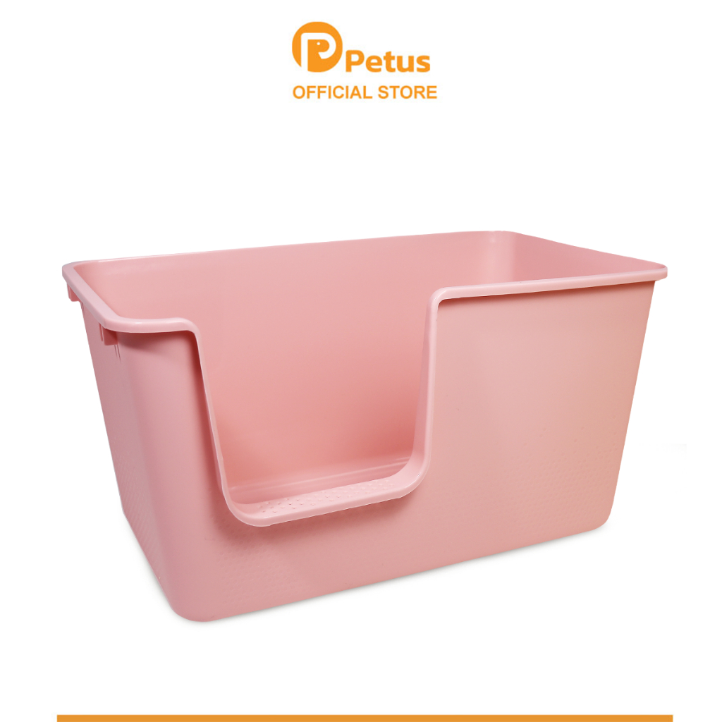 Petus กระบะทรายแมวแบบมีฝาปิด ห้องน้ำแมว ทรงสูง มีประตูสามารถใช้งานได้ทั้ง 2 ทาง วัสดุทนทานแข็งแรง