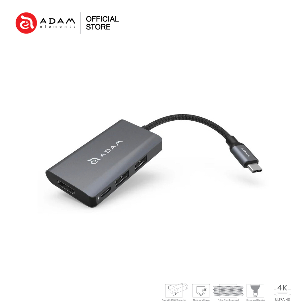 ตัวแปลง ADAM elements CASA Hub A01m USB-C 4 port Hub - ฮับมัลติฟังก์ชั่น