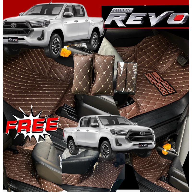 (ฟรี!!หมอน เบล-รองเเขน!! มี76แบบสี)Revo4ประตุ(เกียร์กระปุก/เเละออโต้) ฟรี!!หมอน+เบลท์+รองเเขน