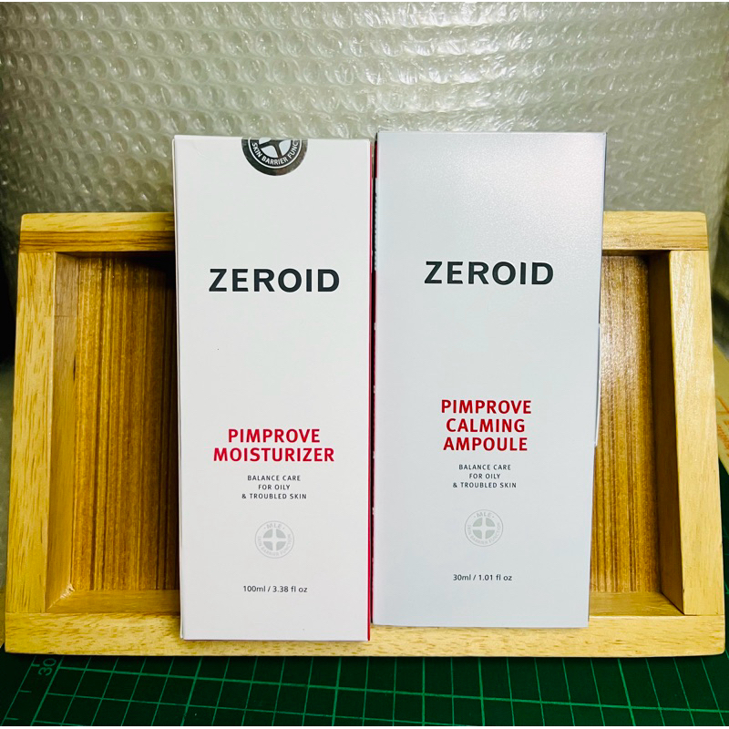 exp.2027 (ฉลากไทย) Zeroid Pimprove moisturizer/calming ampoule