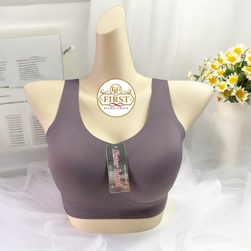 เสื้อใน sister hood 979 สปอร์ตบรา ไม่มีโครง รอบตัวไร้ขอบ ไร้ตะเข็บ ใส่สบาย รูปที่ 4
