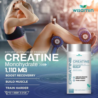 ผลิตภัณฑ์ครีเอทีน โมโนไฮเดรต Creatine Monohydrate 100% ปริมาณ 1,110 mg./แคปซูล ขนาด 1 กระปุก บรรจุ 30 แคปซูล
