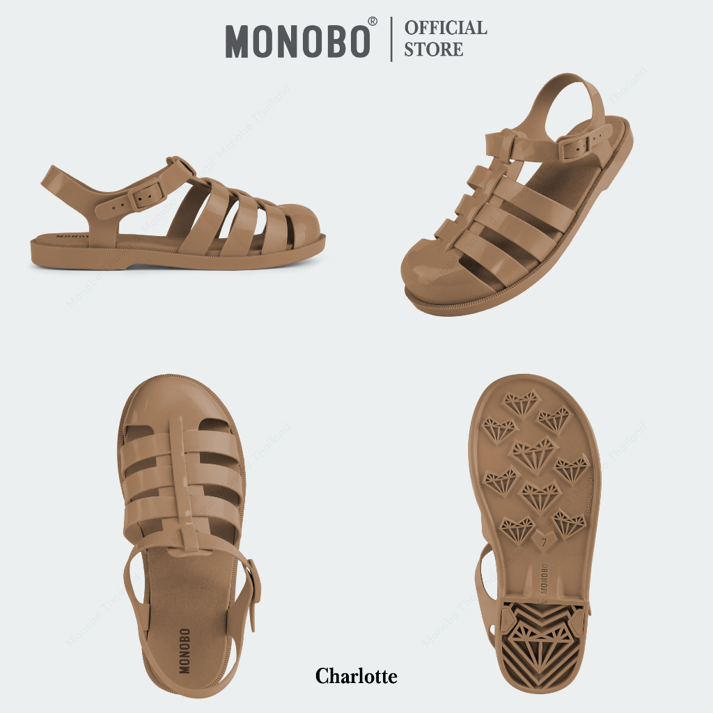 MONOBO รุ่น Charlotte รองเท้ารัดข้อ ของแท้ 100%