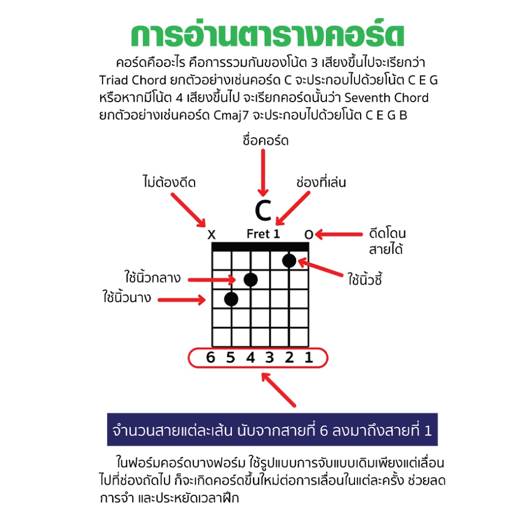 หนังสือเล่นกีตาร์! เริ่มต้นจาก 0 ฝึกพื้นฐานทุกอย่างที่มือใหม่ต้องรู้ พร้อมเทคนิค เคล็ดลับและทางลัด รูปที่ 4