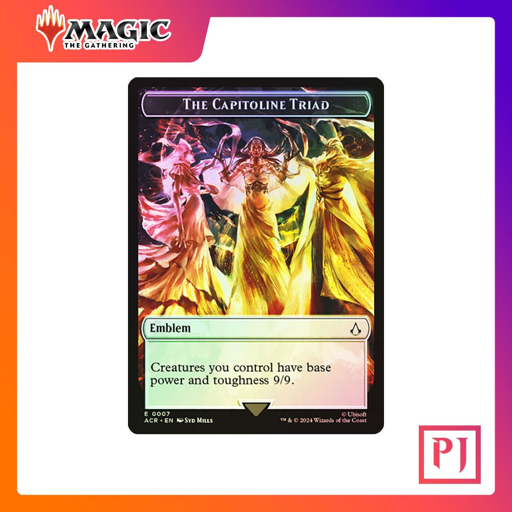 [MTG] The Capitoline Triad Emblem // Assassin Token [ACR] [TOKEN] [COMMON] [FOIL] [ENG] (Magic the Gathering)