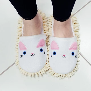 (เหลือรุ่นหุ้มข้อ) รองเท้าถูพื้น ไมโครไฟเบอร์ รองเท้าslipper*ส่งคละลาย*