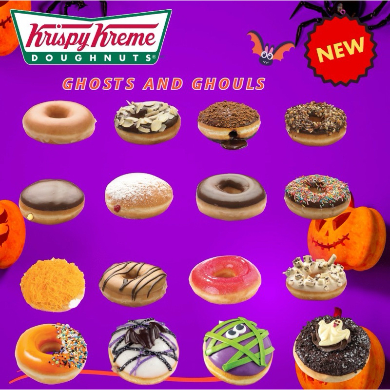 พร้อมส่ง Krispy Kreme คริสปี้ครีม โดนัทคริสปี้ครีม โดนัทแสนอร่อย สินค้าสดใหม่ต่อวัน