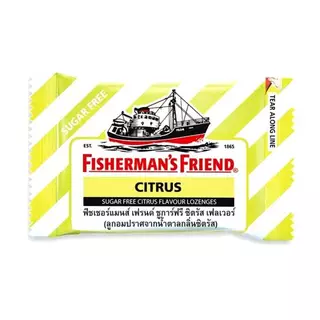 ล็อตใหม่!! Fisherman's Friend ฟิชเชอร์แมนส์ เฟรนด์ ลูกอม Fisherman Friend ทุกรสชาติ ขนาด 22 กรัม ( 1 ซอง )