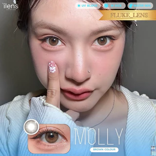 เลนส์นัวหวาน 🩵 Molly 🩵(ขนาดมินิ) ค่าอมน้ำ60%💧ใส่สบายตามาก คอนแทคเลนส์ Made in Korea กรองแสง ilens