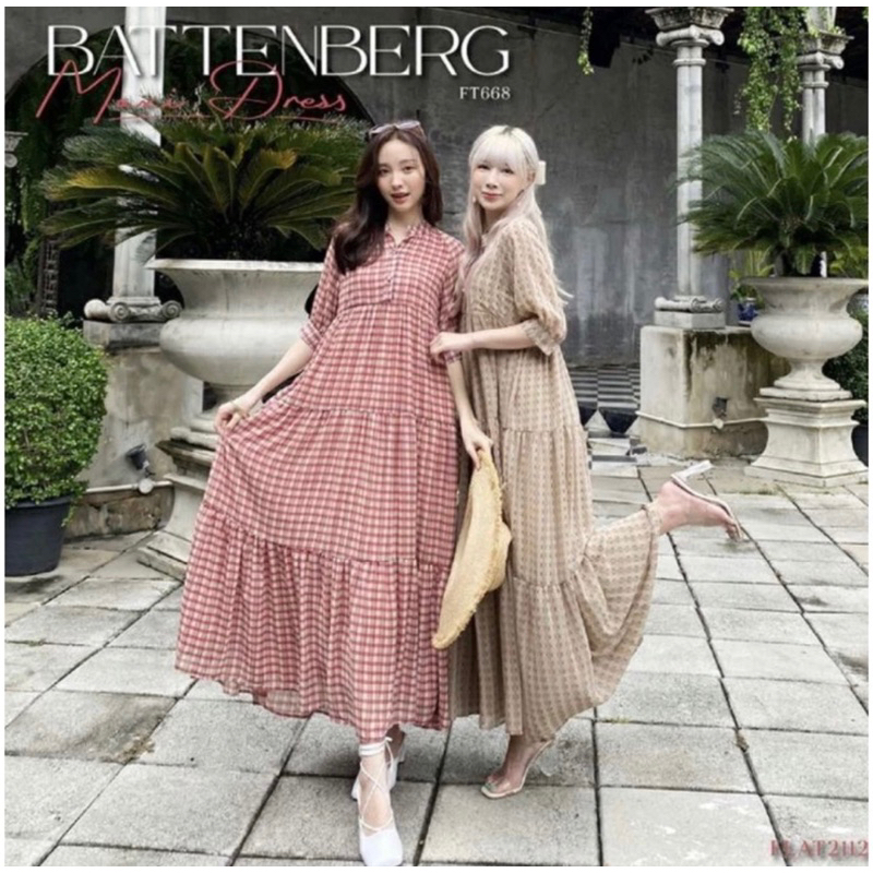 maxi dress flat2112 Battenberg