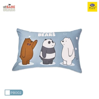 Satin Plus หมอนหนุนใยสังเคราะห์ ขนาด 19" x 29" WE BARE BEARS