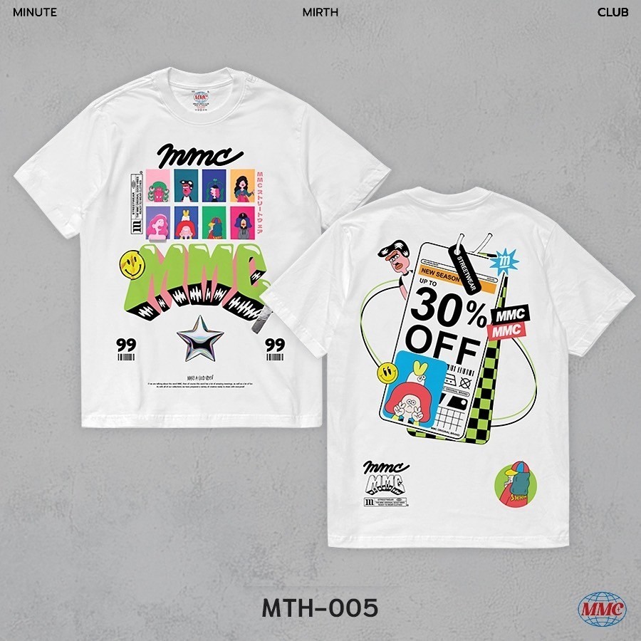 Power7 x Minute Mirth เสื้อยืดสตรีทแฟชั่น คอลเลคชั่นใหม่จากแบรนด์ Minute Mirth (MTH-005)