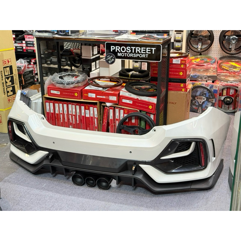 ชุดแต่งกันชน หลัง Civic FC 2016 - 2021 Type R type-r MC สเกิร์ต ชุดแปลงหลัง Conversion Kit Rear Bump