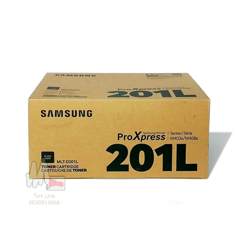 Original Samsung MLT-D201L ตลับหมึกโทนเนอร์แท้ ซัมซุง SL-M4030ND SL-M4080FX , D201L สีดำ