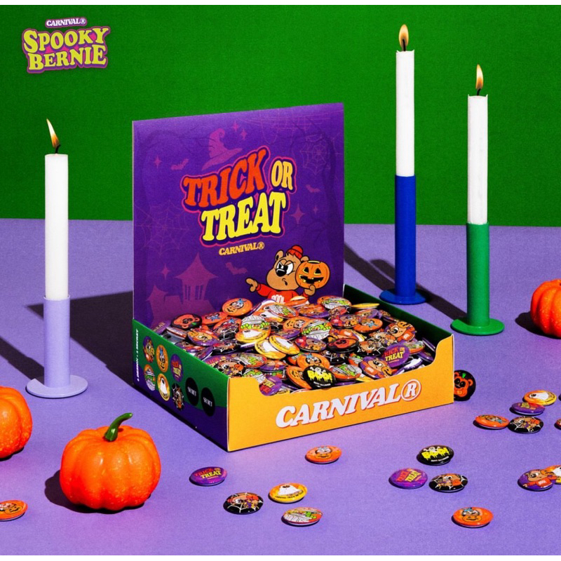[ พร้อมส่ง ของใหม่ แท้ % ] เข็มกลัด CARNIVAL Trick or Treat "Spooky Bernie” Halloween l Special Gifts from Carnival