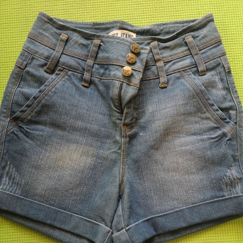 กางเกงยีนส์ขาสั้นผู้หญิง AllZ เอว 25 นิ้ว