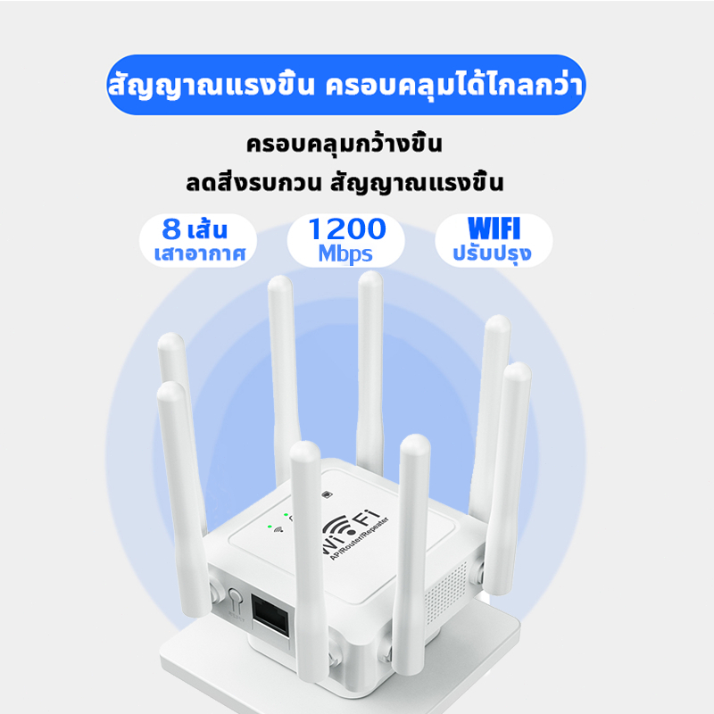 👨‍🔧 รุ่นล่าสุดในปี 2024 👨‍🔧 ตัวขยายสัญญาณ wifi ขยายสัญญาณ wifi wifi repeater ตัวกระจายwifiบ้าน