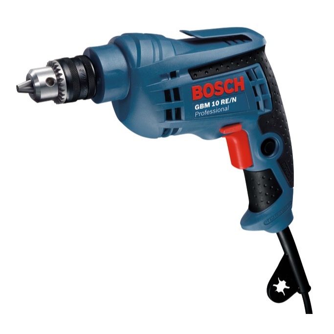 BOSCH สว่านไฟฟ้า 3 หุน 2,200 Rpm 450W รุ่น GBM 10 RE