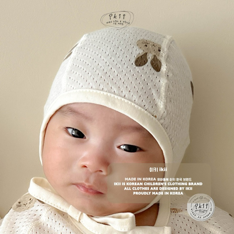 [Ikii] Mesh Organic Bonnet Hat