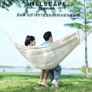 เปลเด็ก เปลยวน แบบพกพา 280X150CMเปลยวนผู้ใหญ่ （มาพร้อมถุงเก็บและเชือกหนา）การออกแบบคานสมดุลเพื่อป้องกันการโรลโอเวอร์